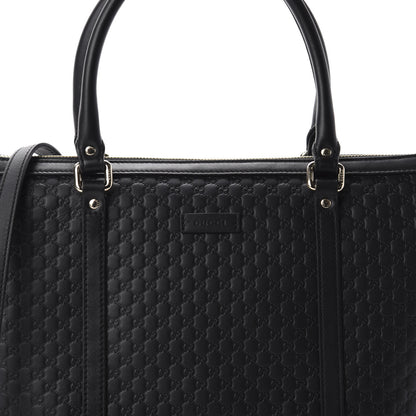 Gucci Soft Microguccissima Small Zippered Satchel Black 12 of 12