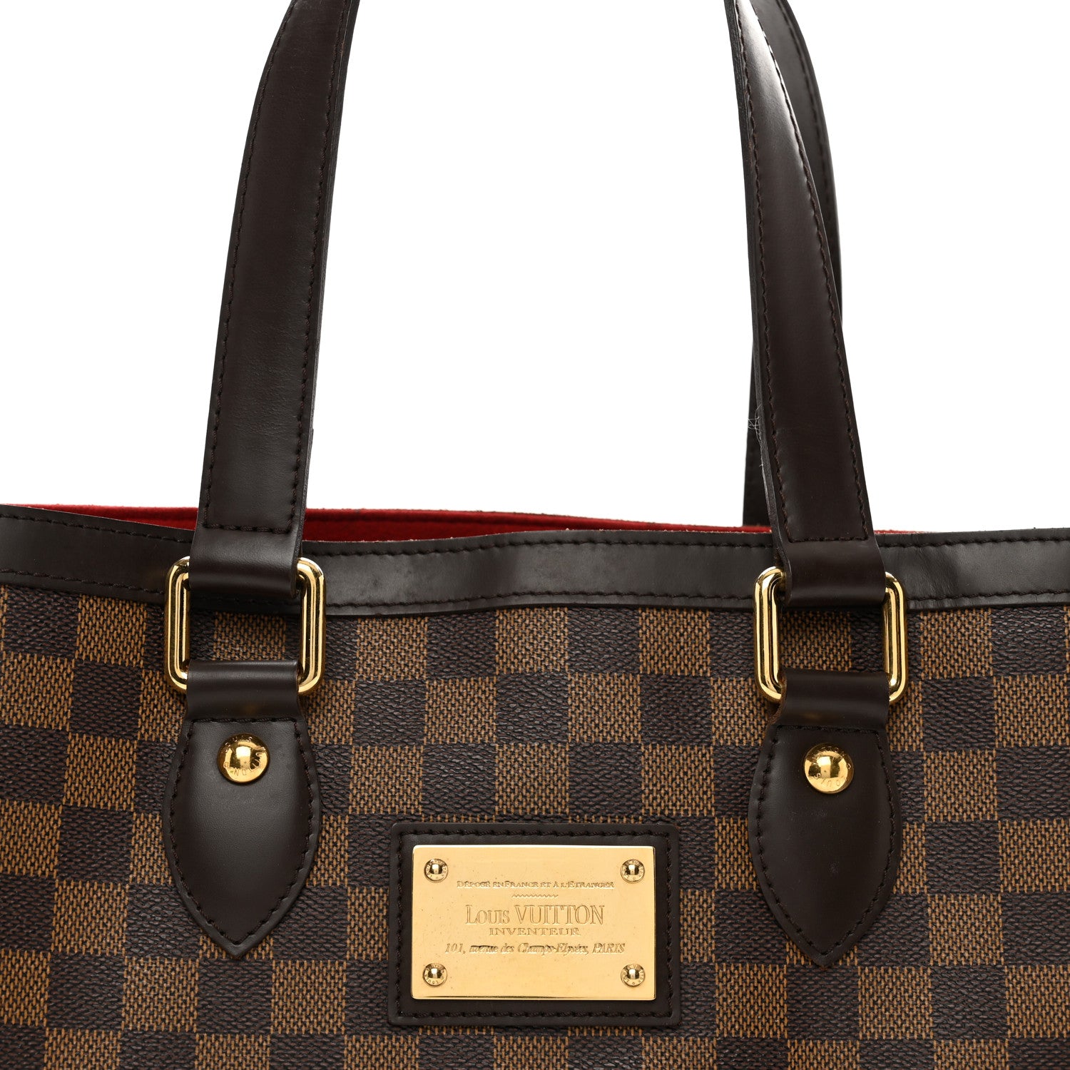Louis Vuitton LOUIS VUITTON Damier Ebene Hampstead PM 6 of 9