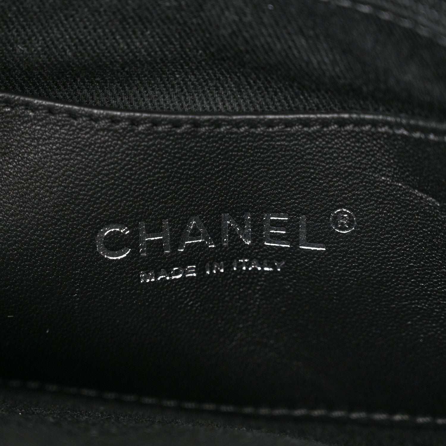 Chanel Glazed Calfskin Quilted Large Just Mademoiselle Bowling Bag Black 6 of 10