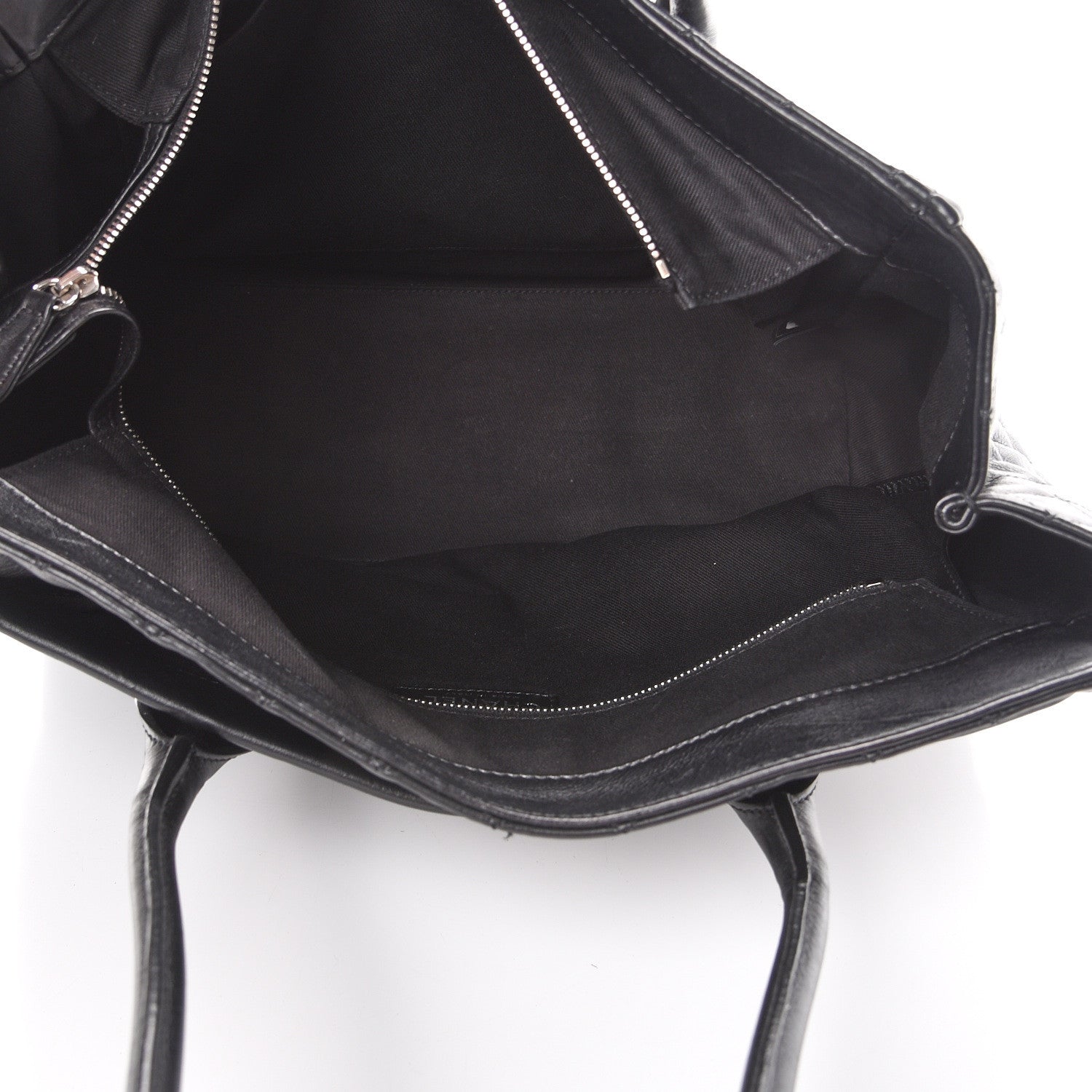 Chanel Grained Calfskin Quilted Timeless CC Soft Tote Black 4 of 9