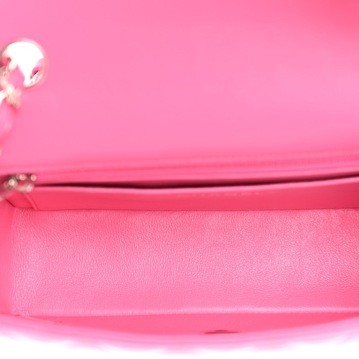 Chanel Lambskin Quilted Mini Rectangular Flap Pink 5 of 17