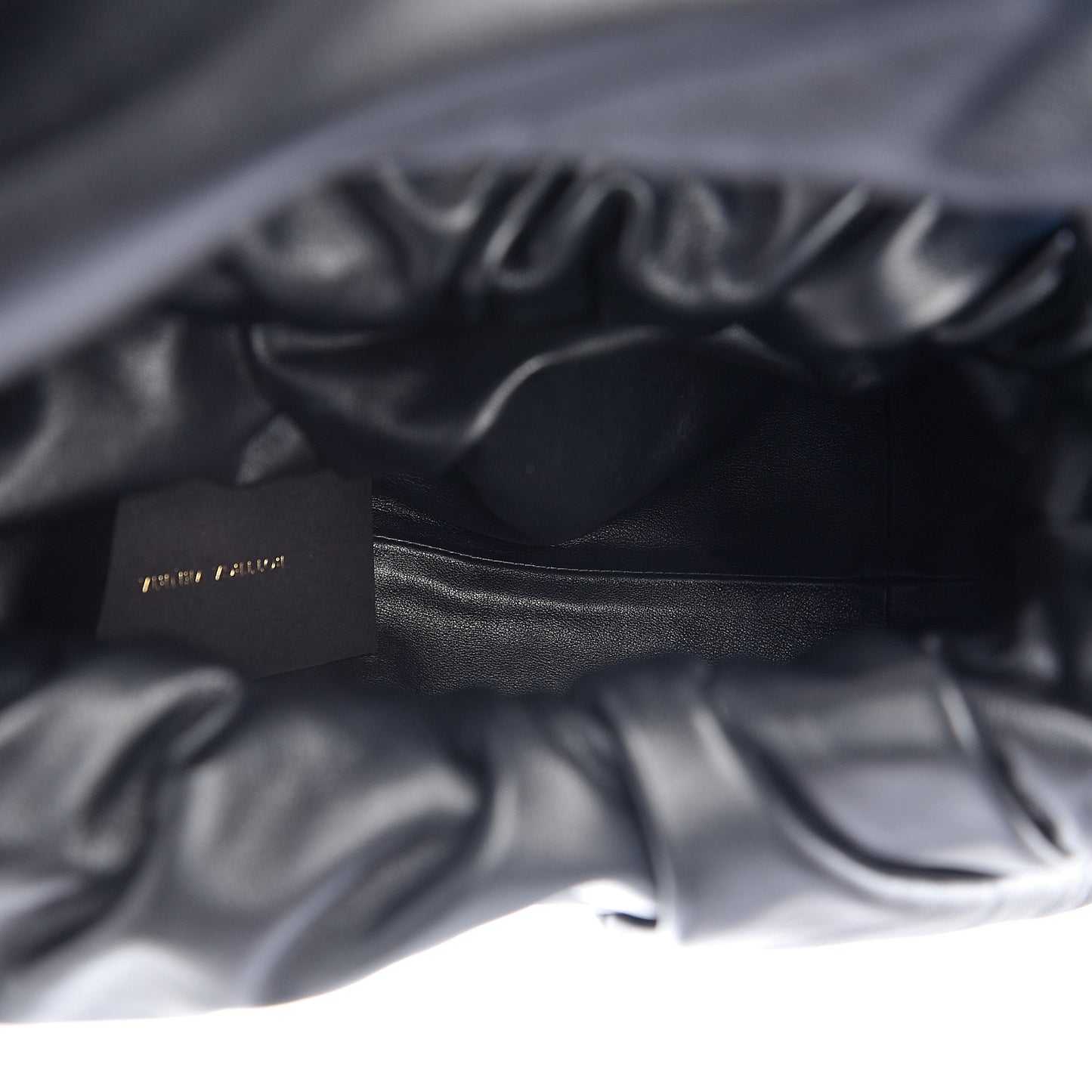 Smooth Butter Calfskin Small The Shoulder Pouch Black