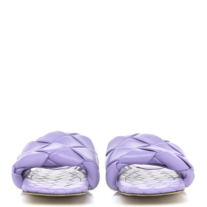 Bottega Veneta Nappa Maxi Intrecciato Lido Flat Sandals 37 Wisteria 2 of 14