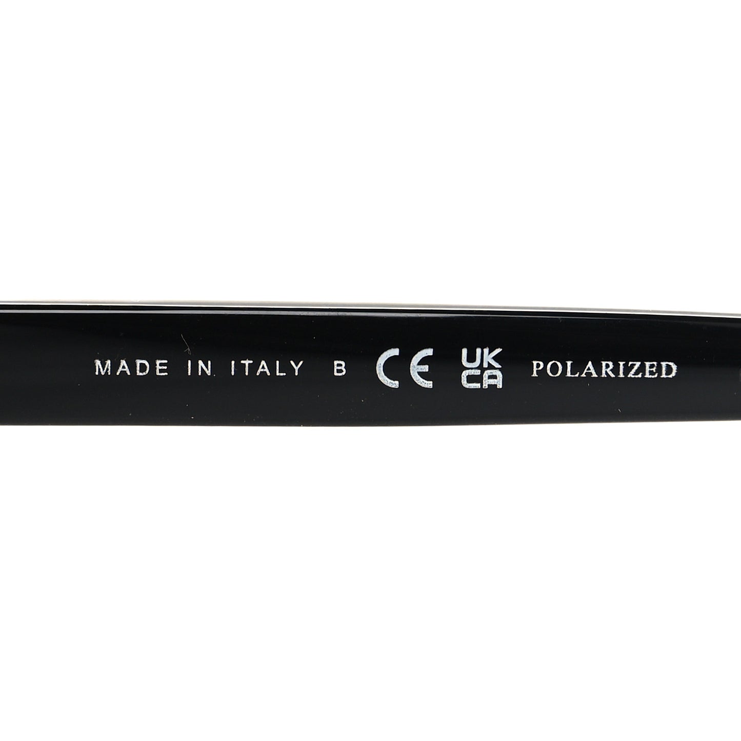 Acetate Polarized Round Sunglasses 5522U Black