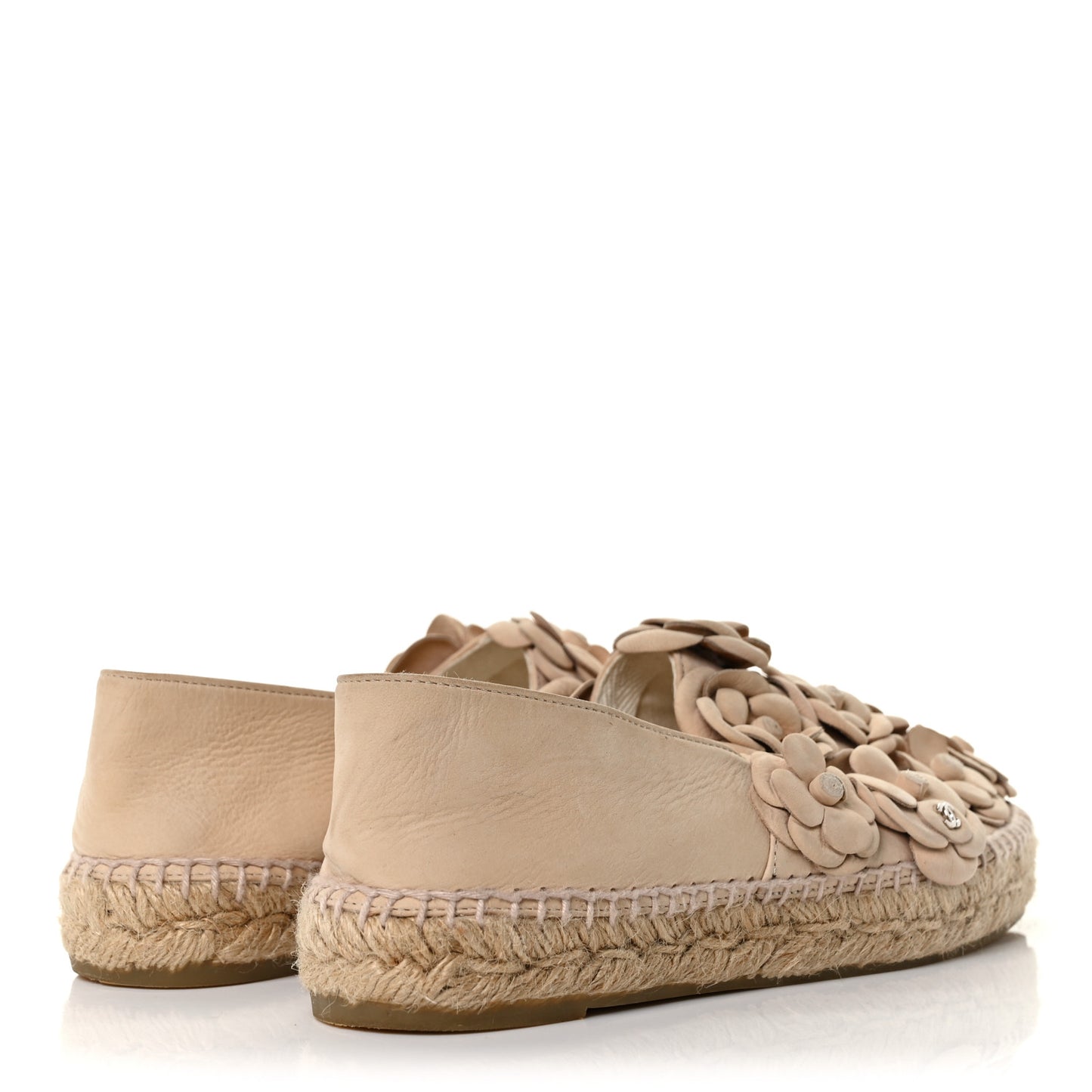 Suede Camellia CC Espadrilles 37 Pink