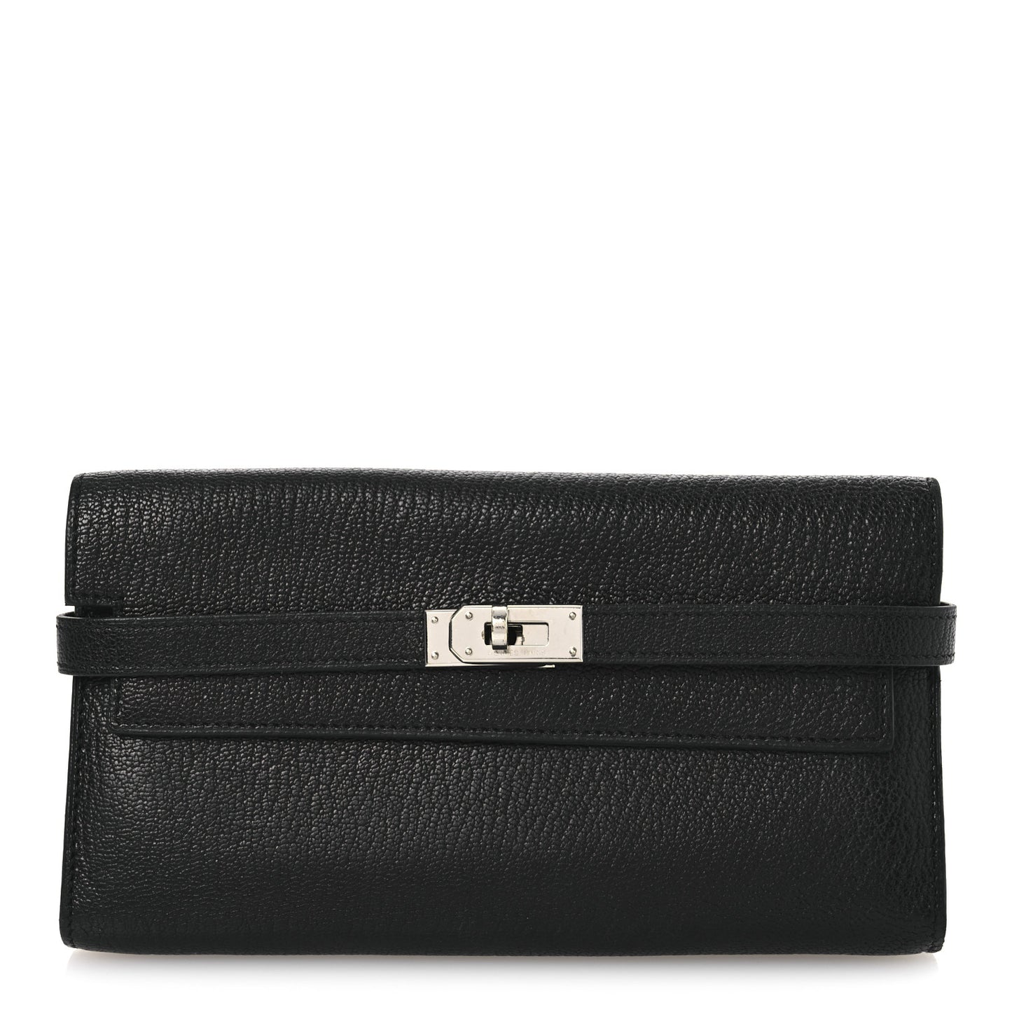 Chevre Mysore Kelly Longue Wallet Black