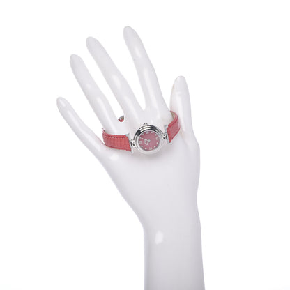 Fendi Stainless Steel Calfskin Diamond 23mm Moda Quartz Watch Red 2 of 8