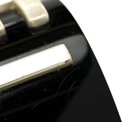 Chanel Resin Metal Cuff Black 5 of 6