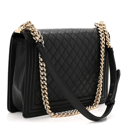 Chanel Caviar Quilted Large Boy Flap Black 3 of 10
