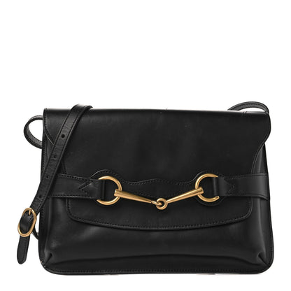 Gucci Smooth Calfskin Large Bright Bit Shoulder Bag Black 1 of 11