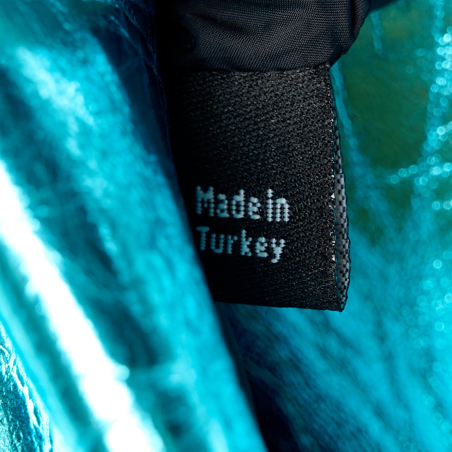 Mulberry Metallic Crinkled Nappa Pillow Quilted Little Softie Bag Portobello Blue 7 of 10