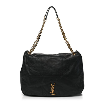 Saint Laurent Lambskin Matelasse Monogram Large Jamie 4.3 Black 1 of 9