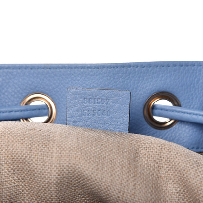 Gucci GG Monogram Calfskin Bucket Bag Blue 9 of 10