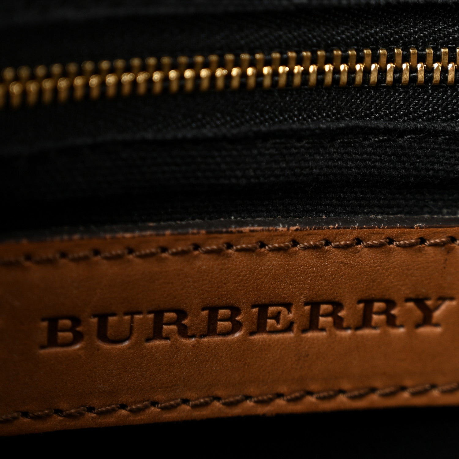 Burberry Bridle Calfskin House Check Small Orchard Bowling Bag Brown Ochre 6 of 14