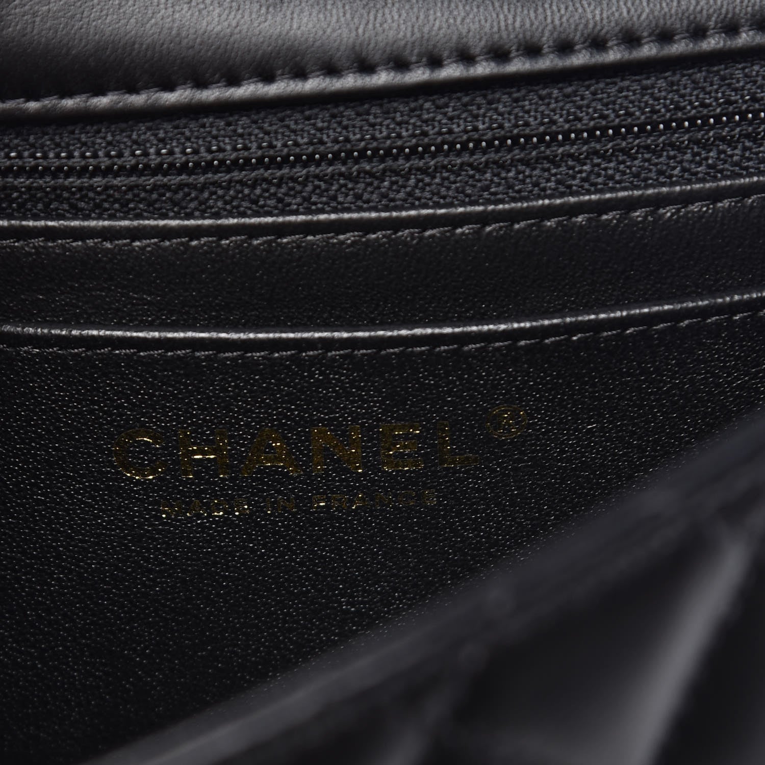 Chanel Lambskin Quilted Mini Square Flap Black 6 of 11