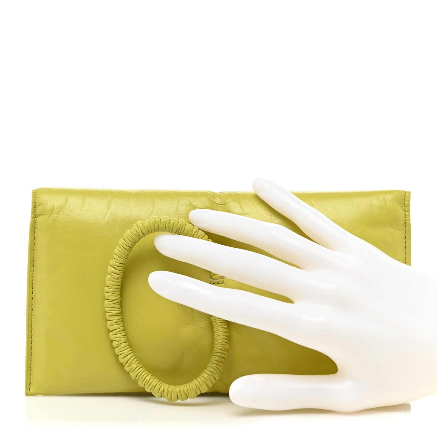 Nappa Bi-Fold Continental Wallet Kiwi Gold