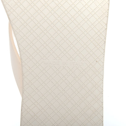 Chanel PVC Camellia Thong Sandals 36 Ivory 6 of 8