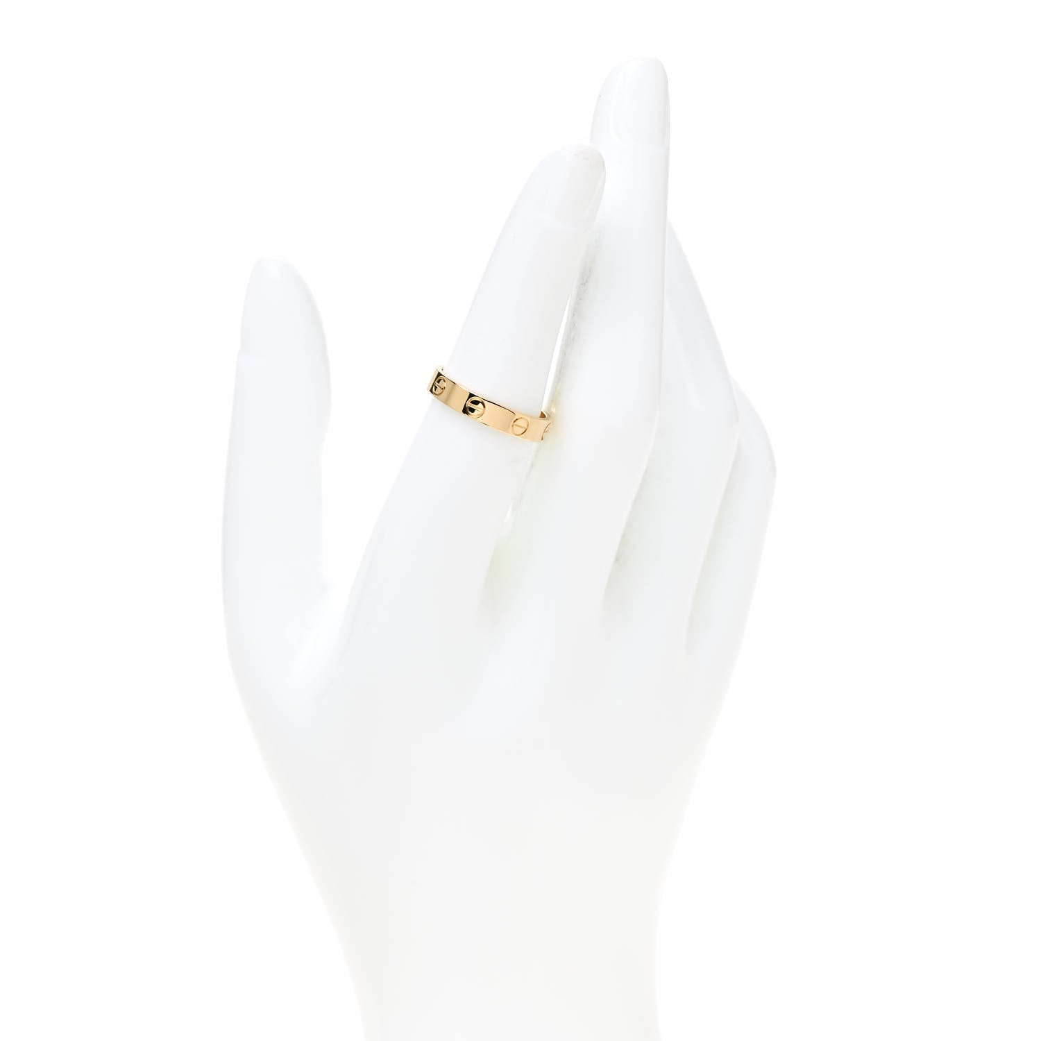 Cartier 18K Yellow Gold 3.5mm LOVE Wedding Band Ring 52 6 2 of 5