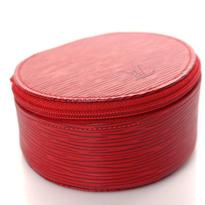 Louis Vuitton Epi Ecrin Bijoux 10cm Jewelry Box Case Red 6 of 8
