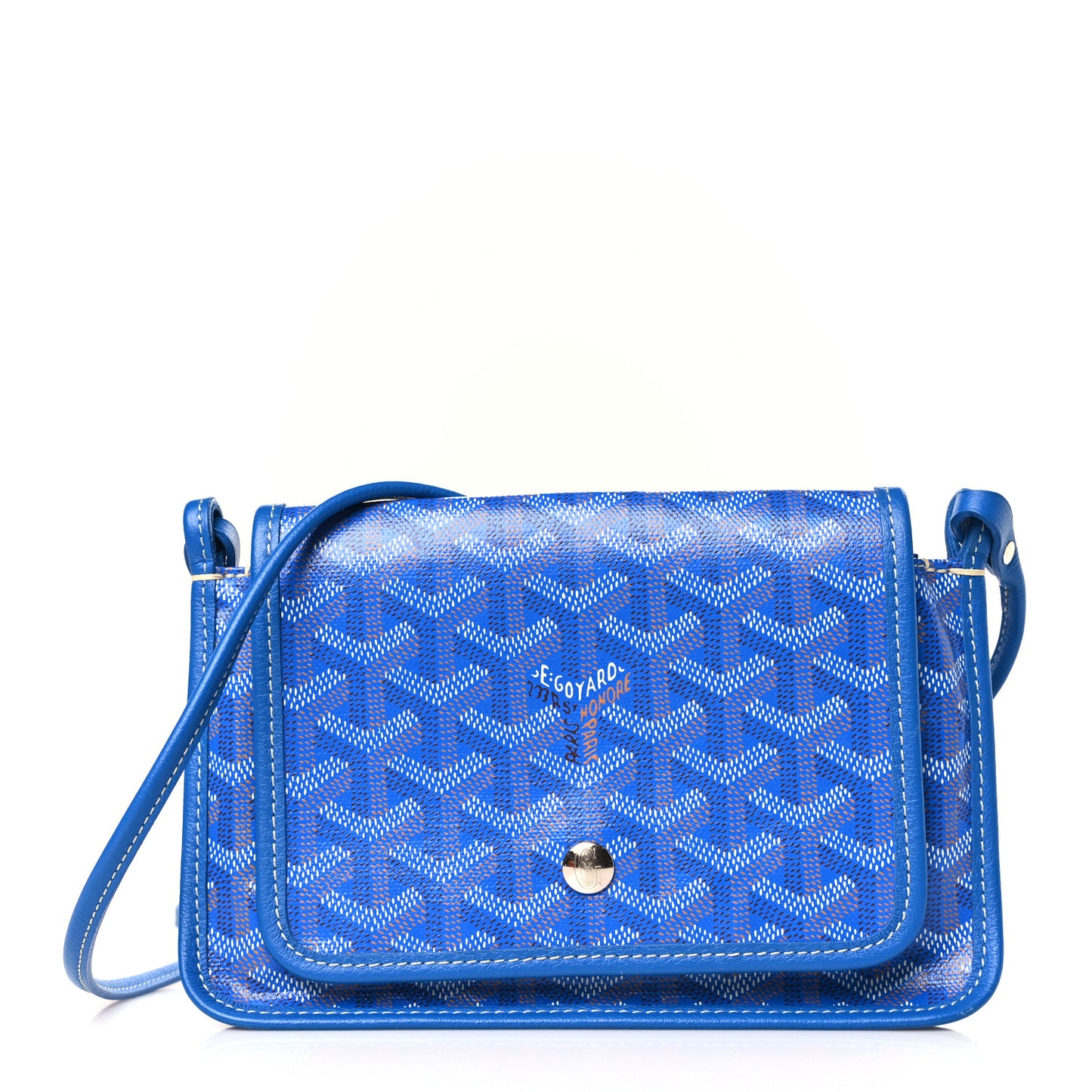 Goyardine Plumet Wallet Clutch Sky Blue