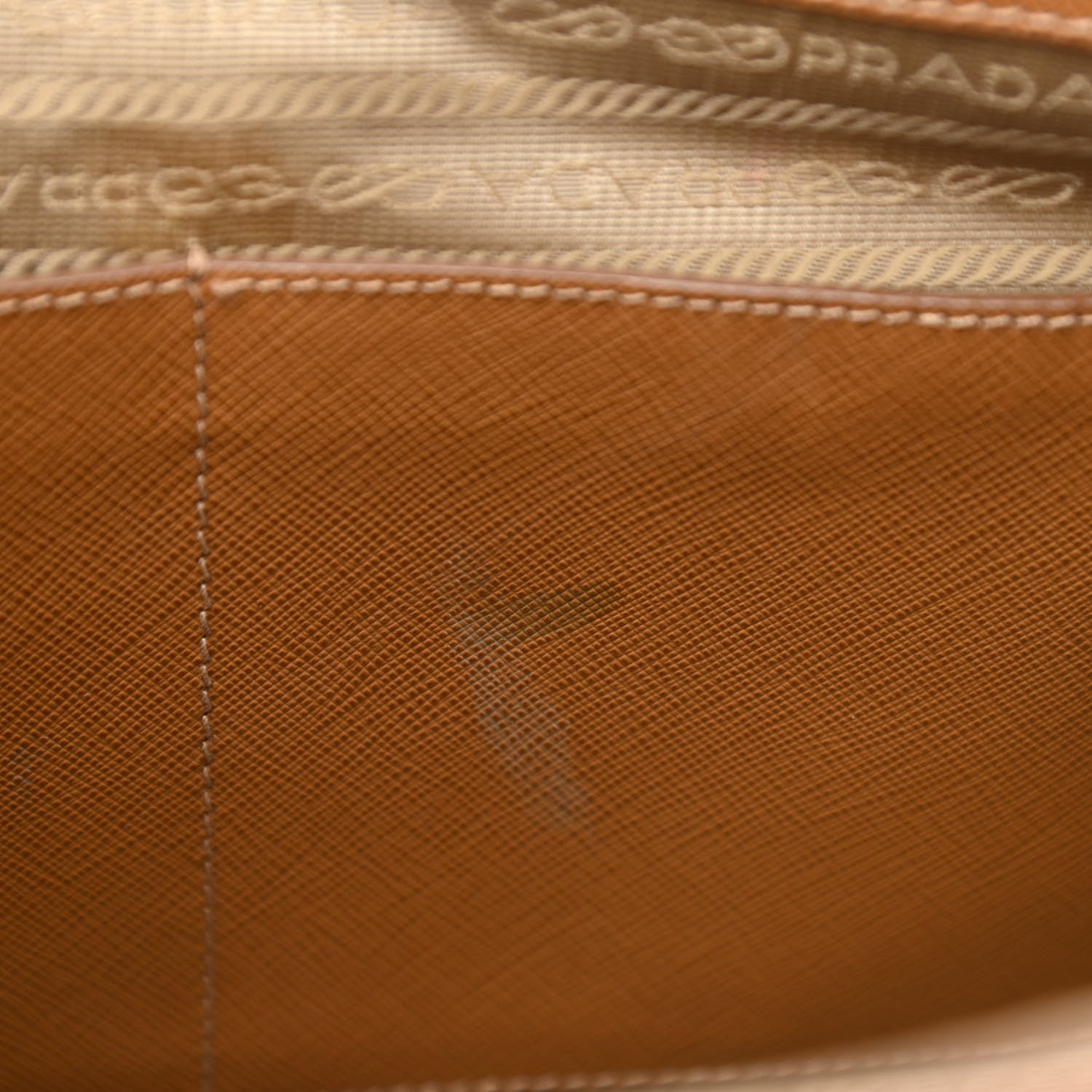 Prada Saffiano Medium Galleria Double Zip Tote Caramel 10 of 13
