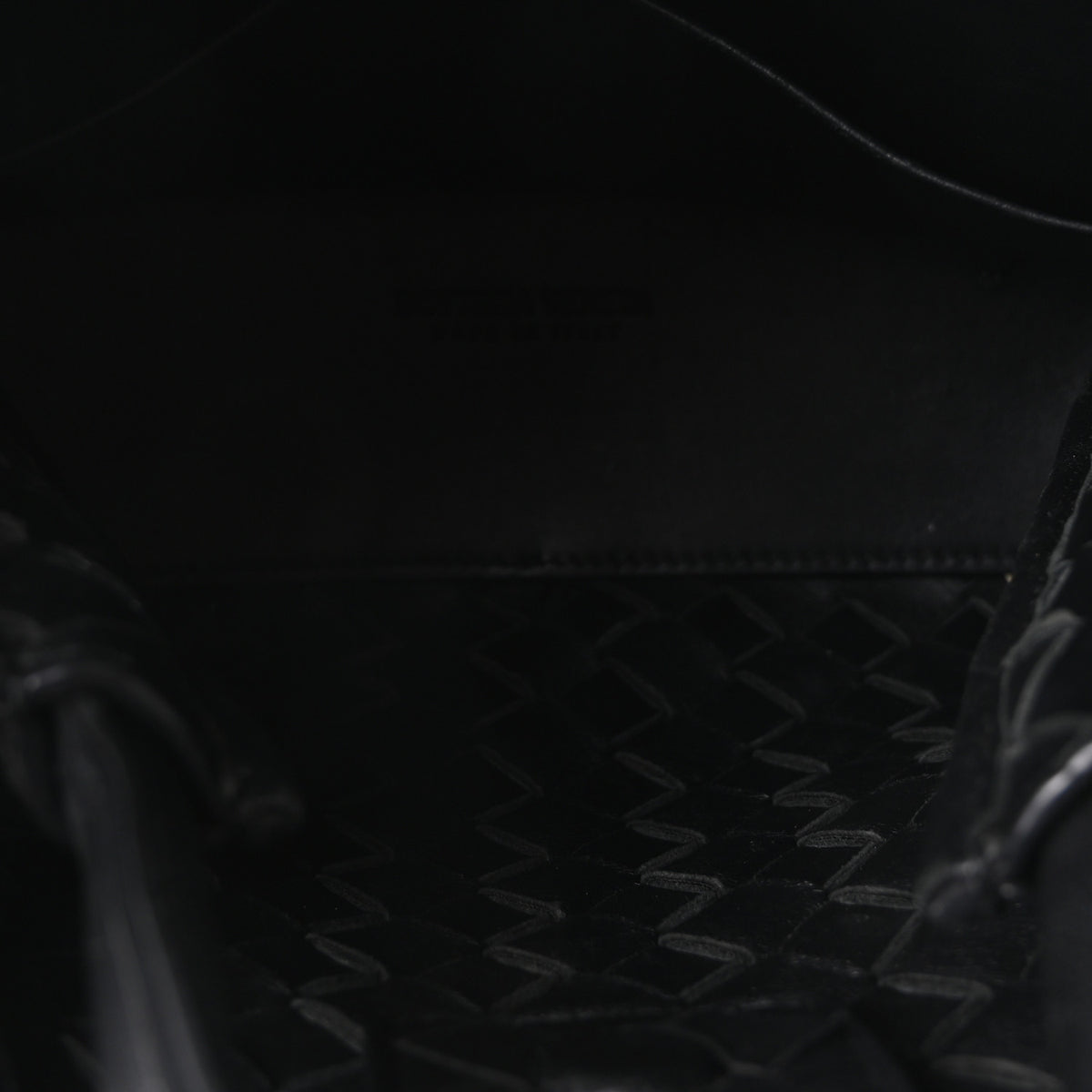 Nappa Intrecciato Small Andiamo Shoulder Bag Black