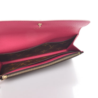 Louis Vuitton Monogram Bloom Flower Emilie Wallet 5 of 8