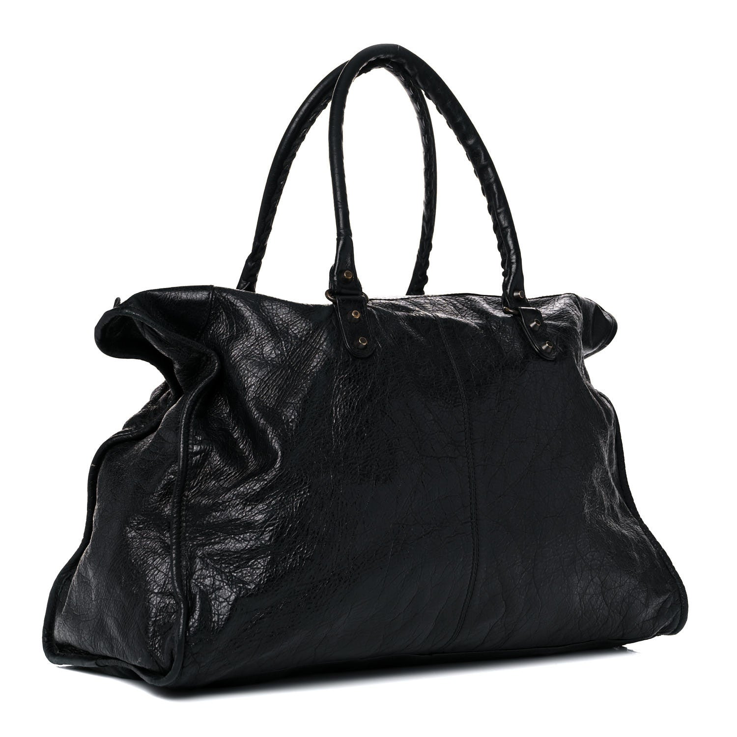 Balenciaga Agneau Classic Hardware Weekender Black 2 of 19