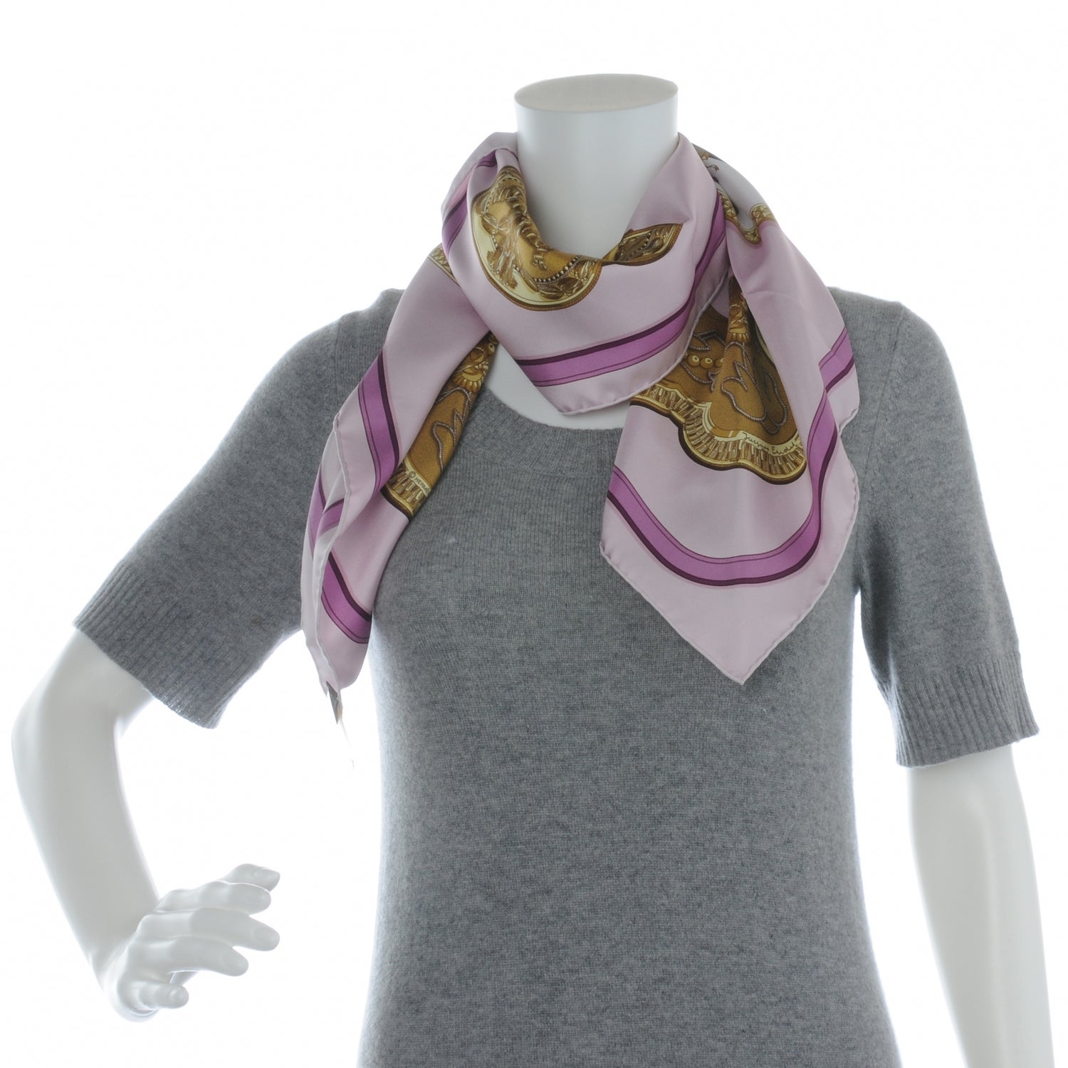 Hermes Silk Grand Apparat Scarf 90 4 of 6