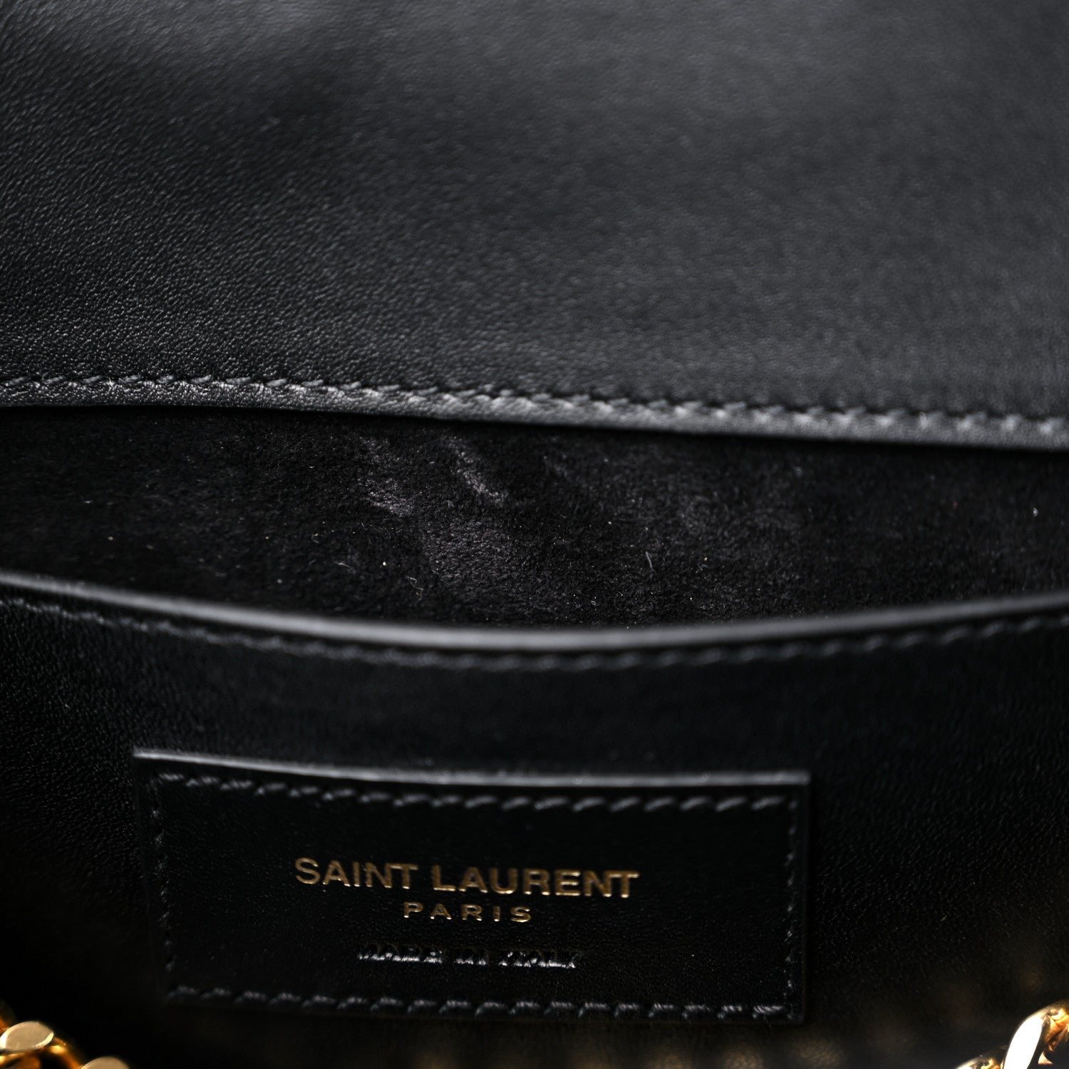 Saint Laurent Smooth Calfskin Medium Classic Monogram Kate Tassel Satchel Black 10 of 10