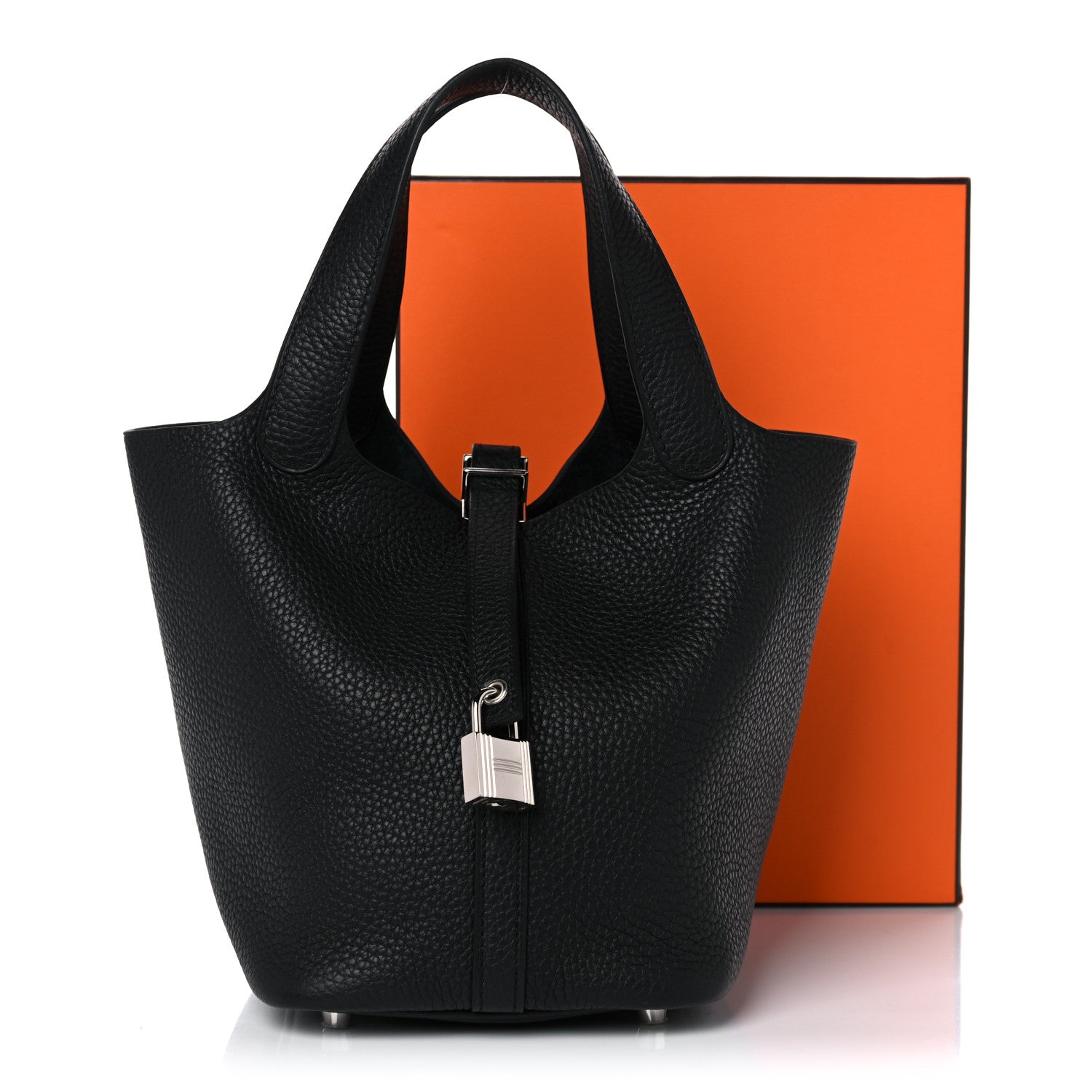 Hermes Taurillon Clemence Picotin Lock 18 PM Black 10 of 10