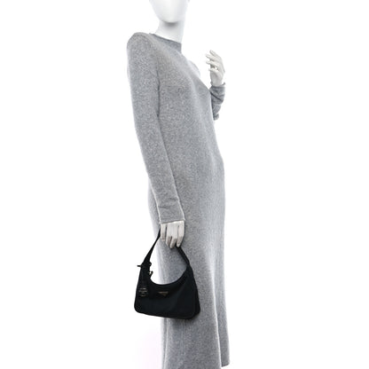 Prada Tessuto Nylon Mini Re-Edition 2000 Bag Black 2 of 9