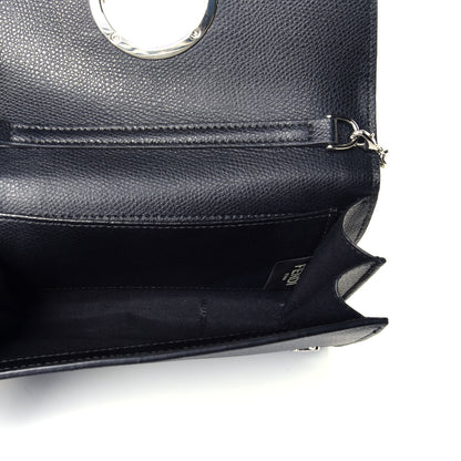 Fendi Vitello Cruise F is Fendi Wallet on Chain Black 5 of 9