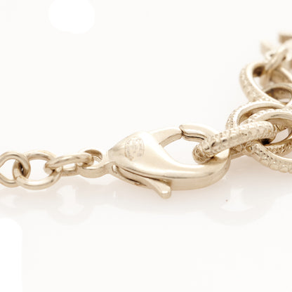 Chanel Pearl Bead Crystal CC Long Necklace Black Gold 4 of 5