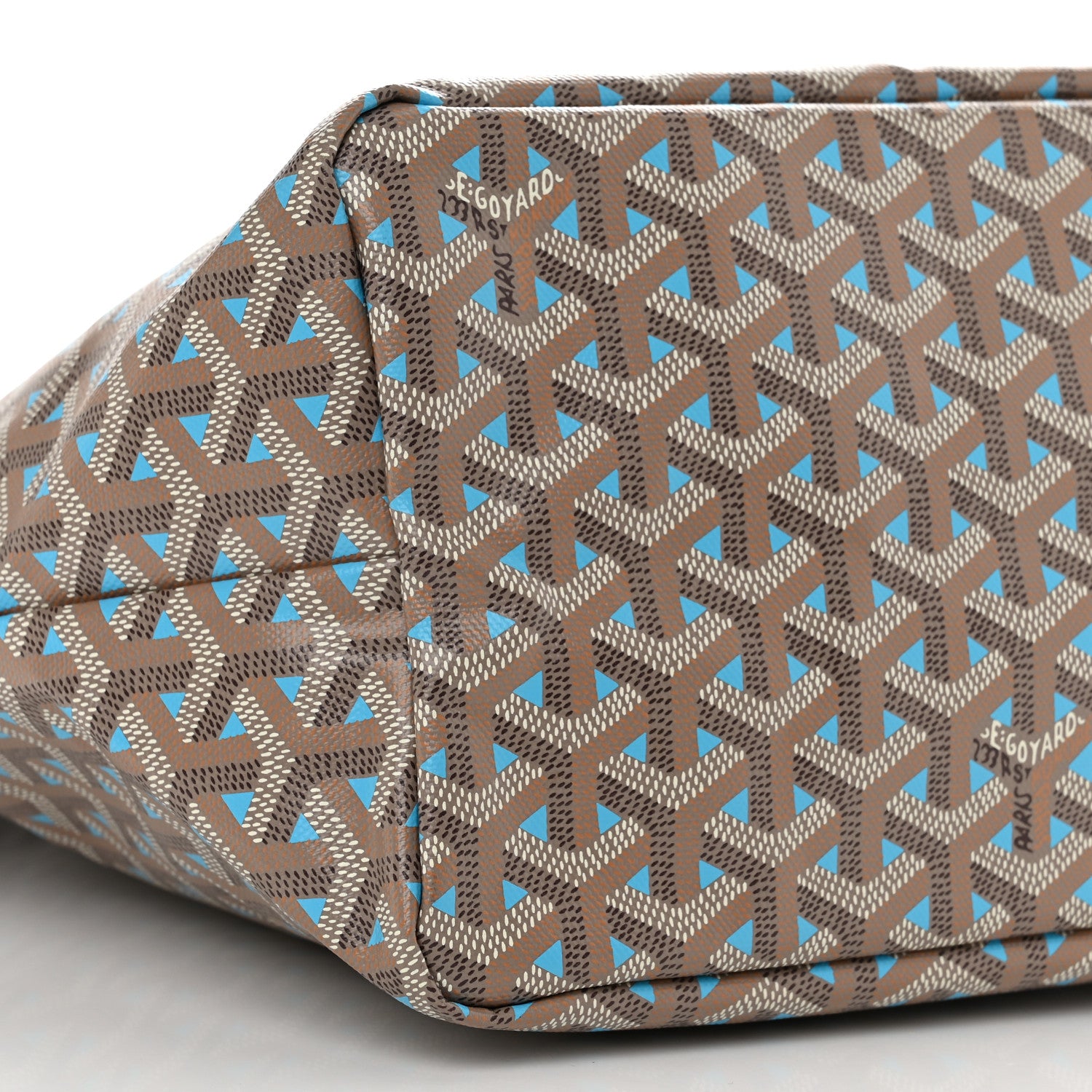 Goyard Goyardine Saint Louis Claire Voie PM Grege Turquoise 11 of 12