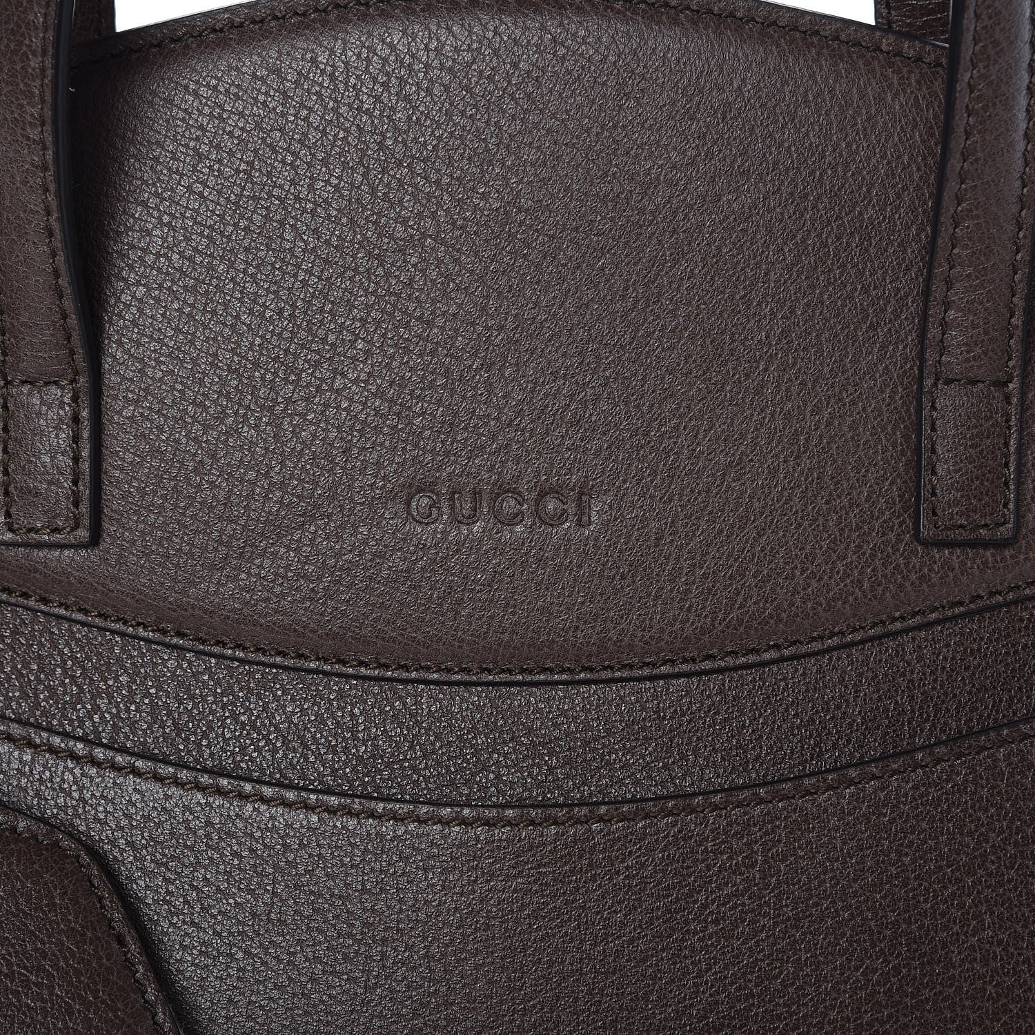 Gucci Textured Calfskin Web Crystal Butterfly Stripe Medium Totem Top Handle Bag New Acero 8 of 8