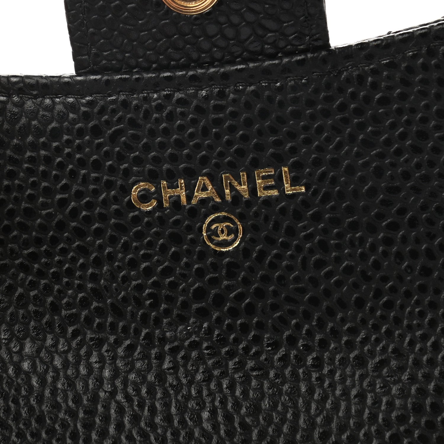 Chanel Caviar Quilted Flap Card Holder Wallet Black 6 of 8