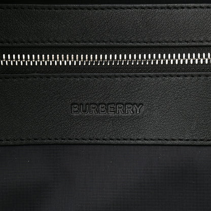Burberry Nylon Logo Print Backpack Black 5 of 8