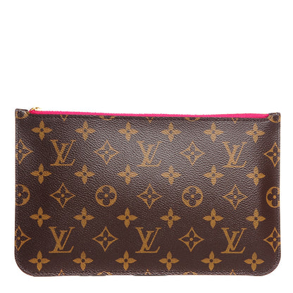 Louis Vuitton Monogram Neverfull MM GM Pochette Pivoine 1 of 8