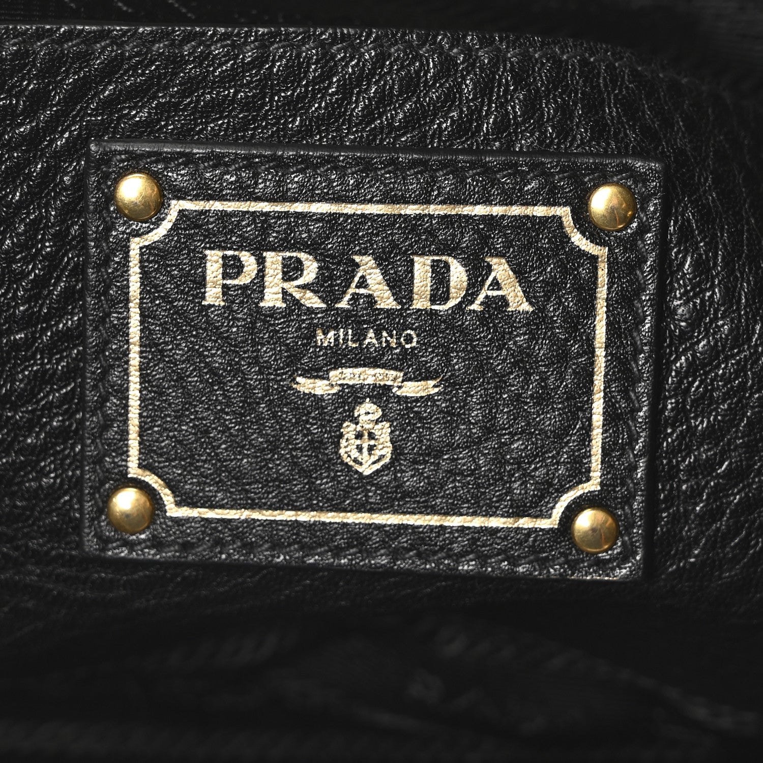 Prada Vitello Daino Side Zip Hobo Black 6 of 10