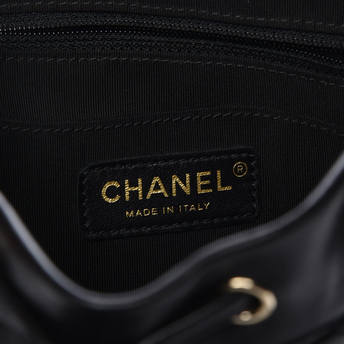 Lambskin Quilted Small Urban Spirit Backpack Black