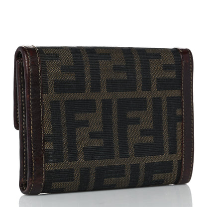 Fendi Zucca Compact Wallet Tobacco 3 of 9