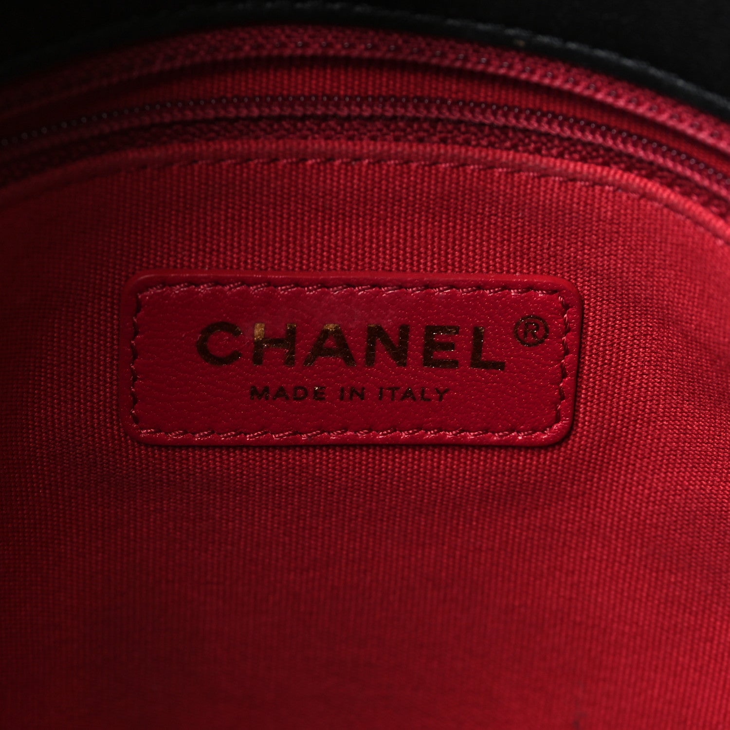 Chanel Calfskin Stitched Small Shopping Tote Black 6 of 11