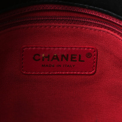 Chanel Calfskin Stitched Small Shopping Tote Black 6 of 11