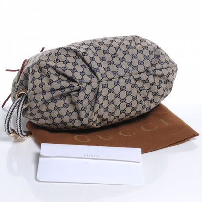 Gucci Monogram Acapulco Medium Hobo Navy 4 of 7