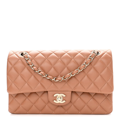 Chanel Lambskin Quilted Medium Double Flap Brown 1 of 11