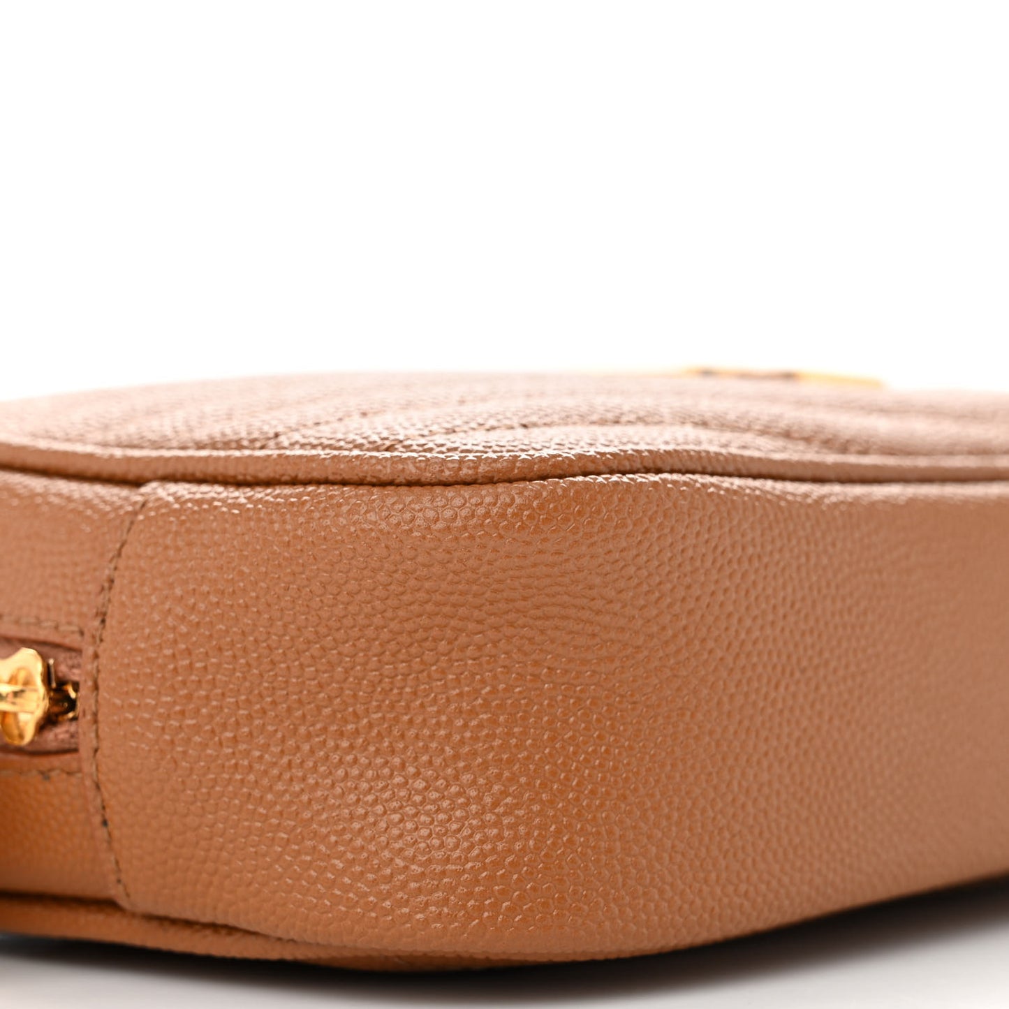Grain De Poudre Matelasse Monogram Mini Lou Camera Bag Dark Natural