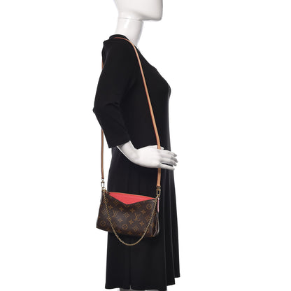 Louis Vuitton Monogram Pallas Clutch Cherry 2 of 10