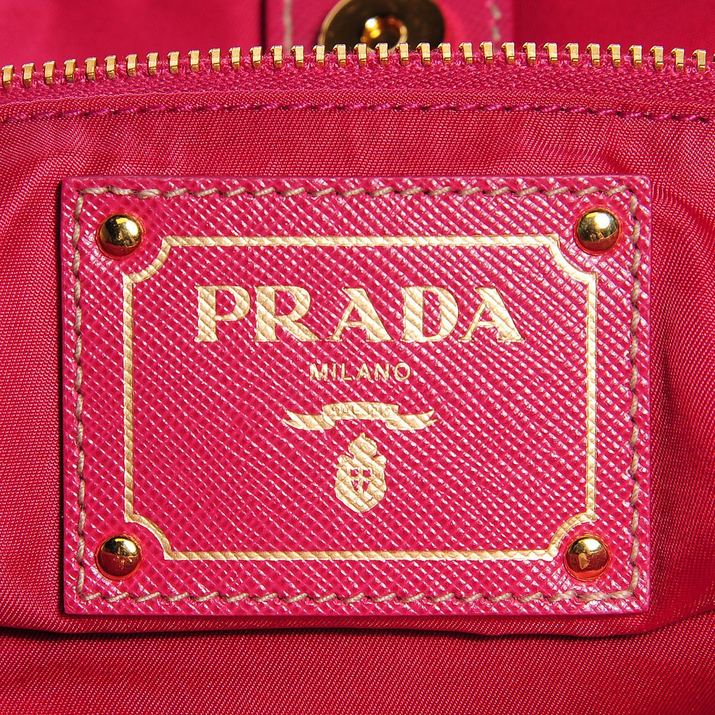 Saffiano Tessuto Nylon Tote Bordeaux
