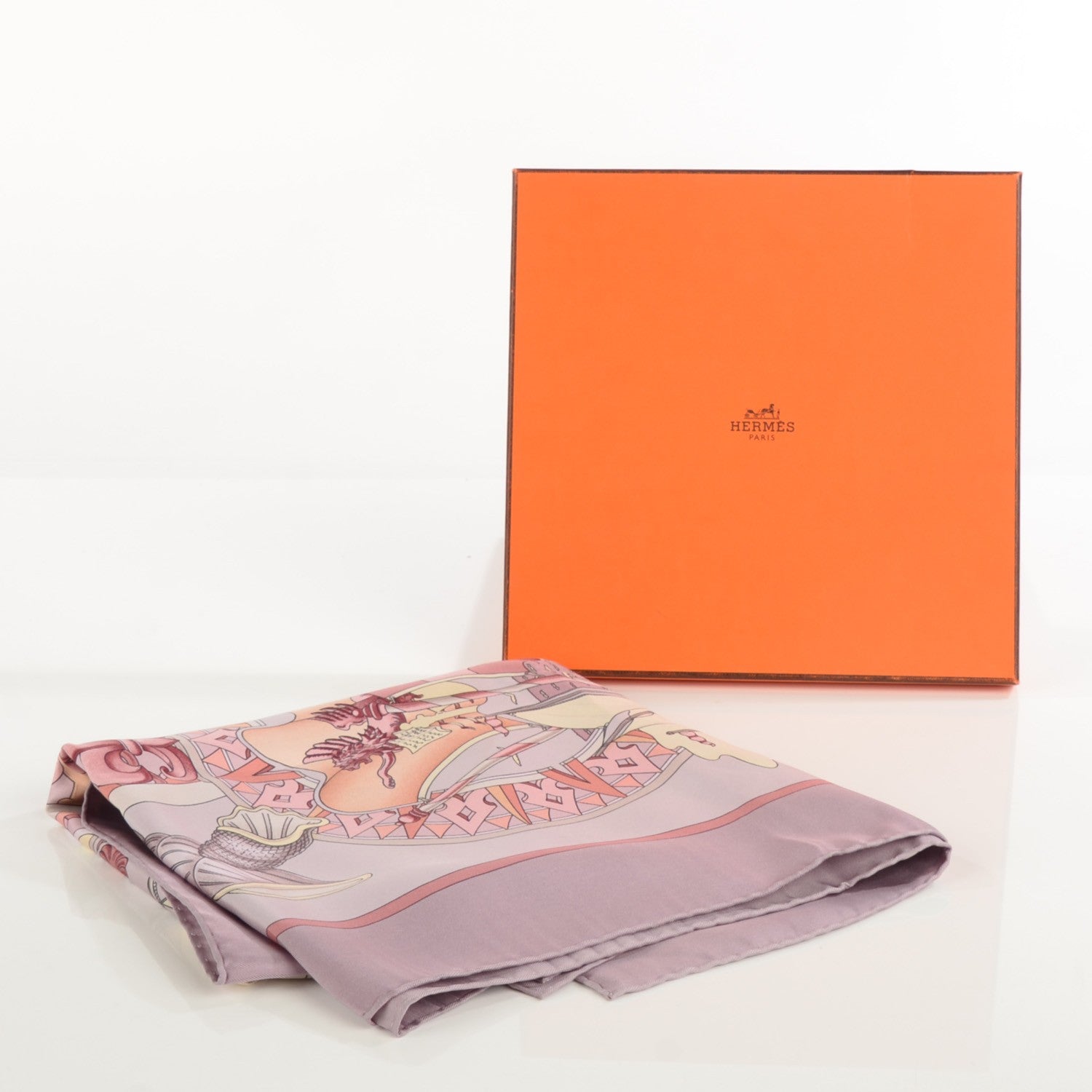 Hermes Silk L'Air Marin Scarf 90 7 of 7